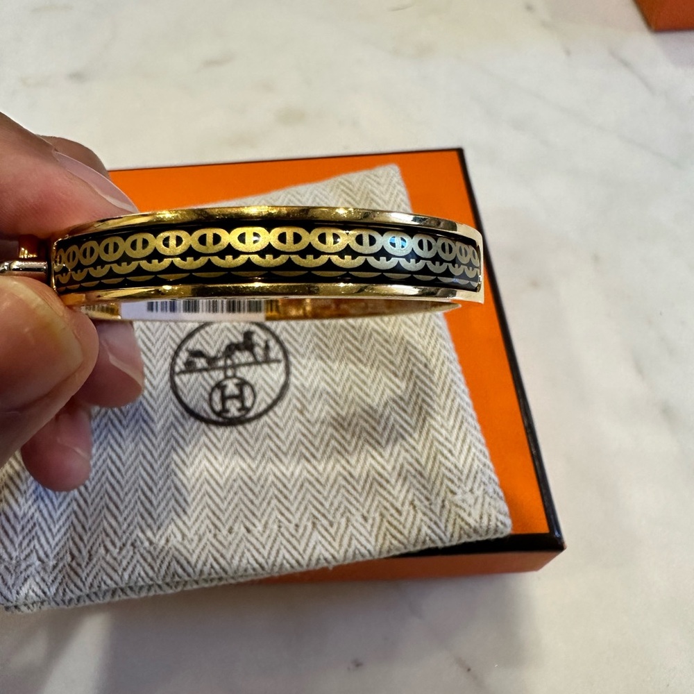 Hermes Enamel Mini Clic Chaine Pm - image 5